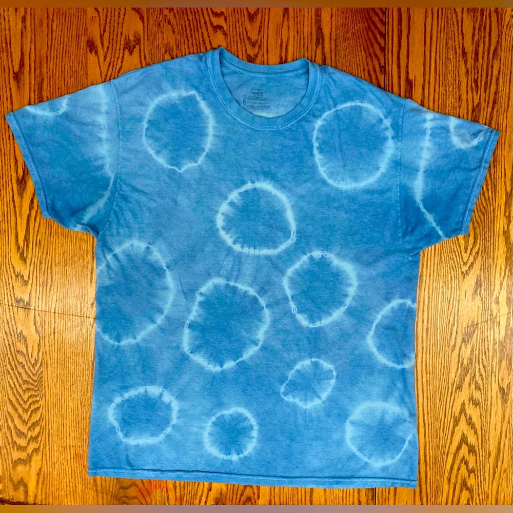 🤩Tie-Dyed🤩HANES comfort soft 100%cotton szXL BLUE✨NEW✨